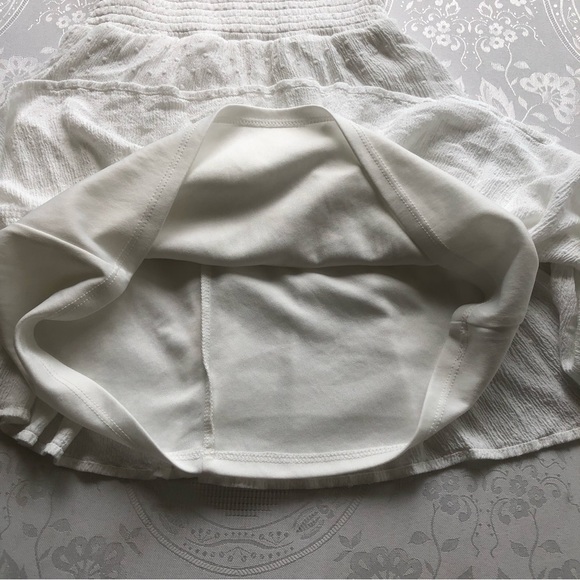 Art Class White Flare Dress Girls Size S(6-6X) Short Sleeves Elastic Knee/High - Picture 5 of 16